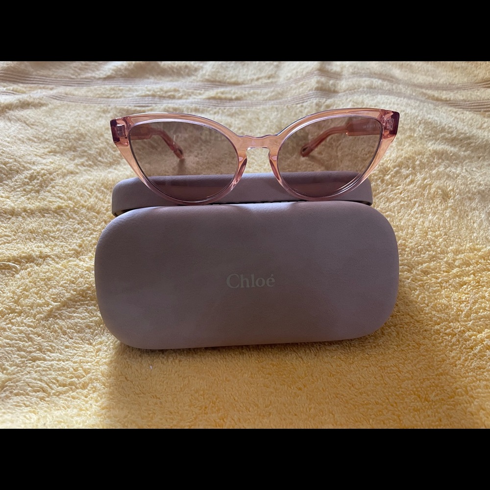 Chloe rose gold cat eye